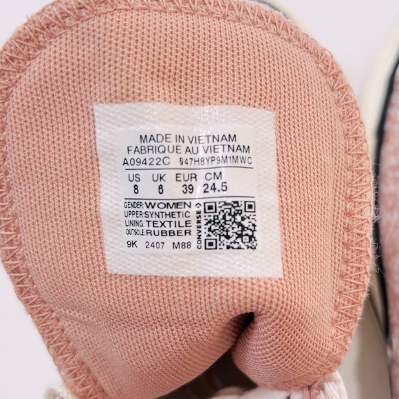 Converse Chuck Taylor Lift Platform Sparkling Glitter canvas high top sneakers - Picture 14 of 14